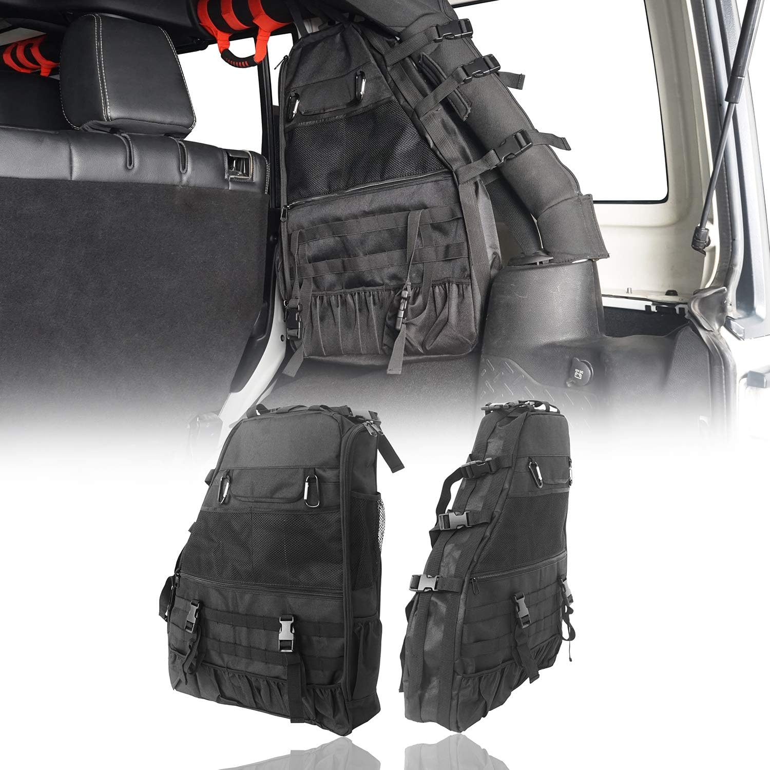 Buy Hooke Road Roll Bar Storage Bags Organizer Saddle Bag for 1997-2023 Jeep  Wrangler TJ & JK & JL Unlimited 4-Door - Pair Online at Lowest Price in  Ubuy Cambodia. B0814M8H22